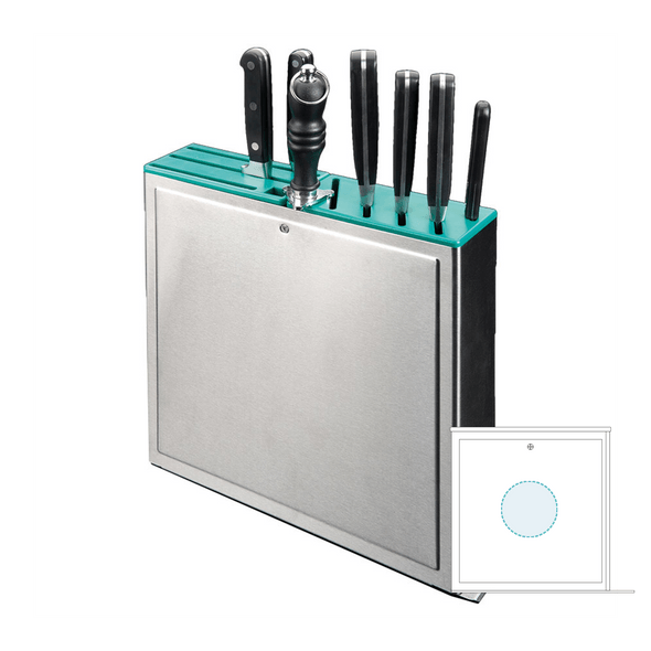 Support pour 10 Couteaux Inox